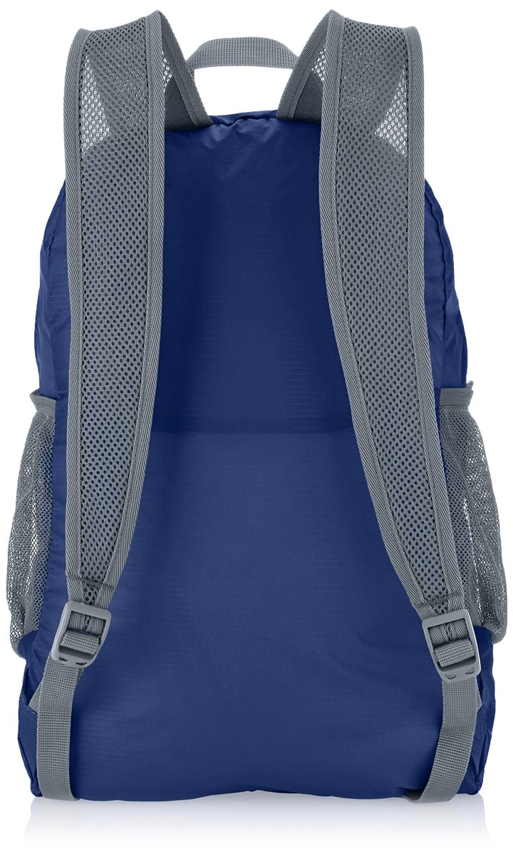 AmazonBasics Ultralight Packable Day Pack - Navy Blue, 25L