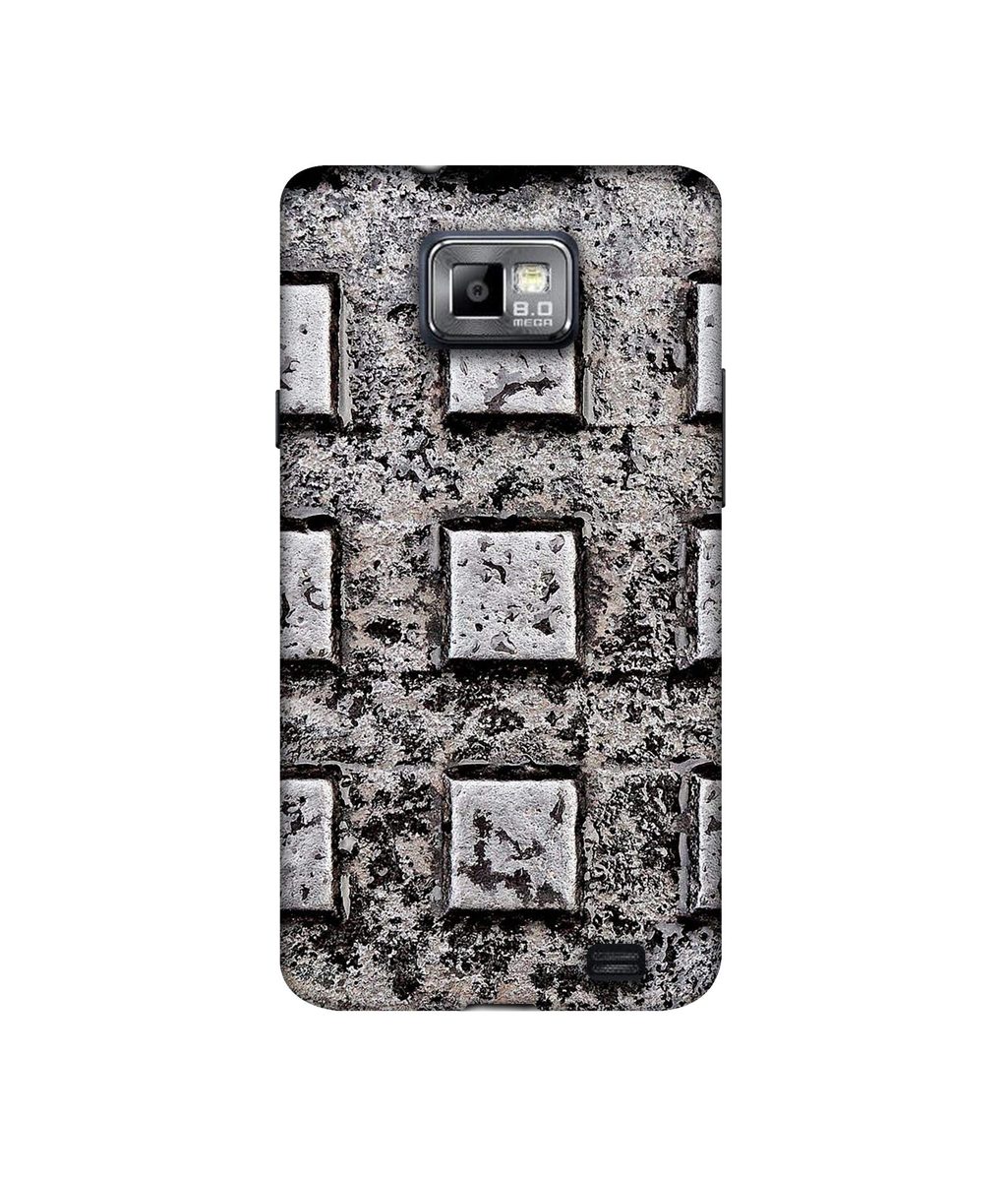 Amazon Brand - Solimo Designer Iron Impression 3D Printed Hard Back Case Mobile Cover for Samsung Galaxy S2
