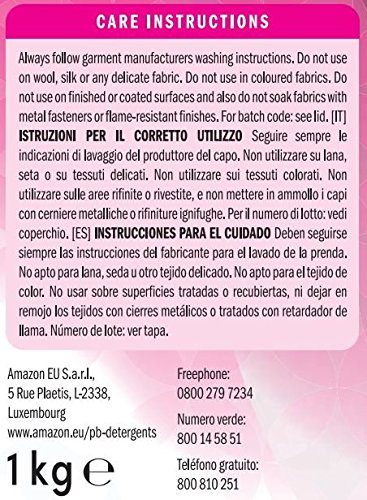 Amazon Brand - Presto! Powder Fabric Stain Remover White, 80 Tablets (2 Packs, 40 Each)
