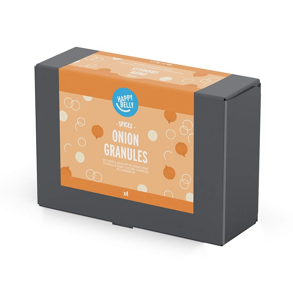 Amazon Brand - Happy Belly - Onion Granules, 4x45g