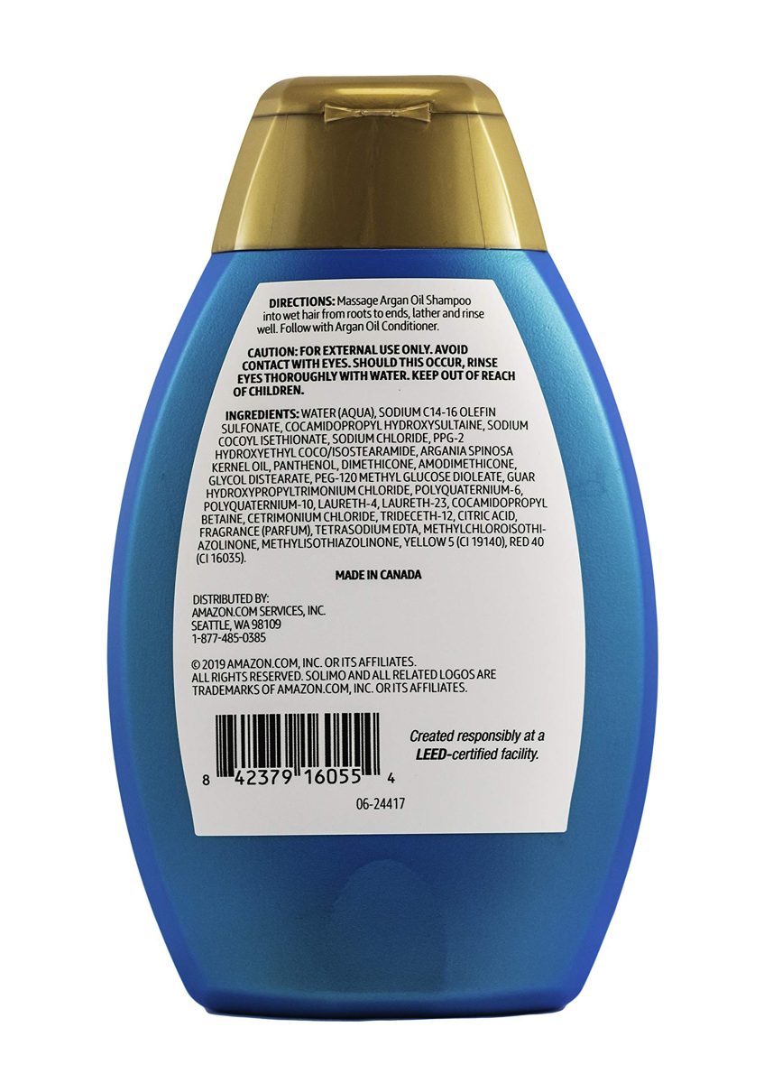 Solimo Argan Oil Conditioner, 13oz (Single) & Argan Oil Shampoo, 13oz (Pack of 3)