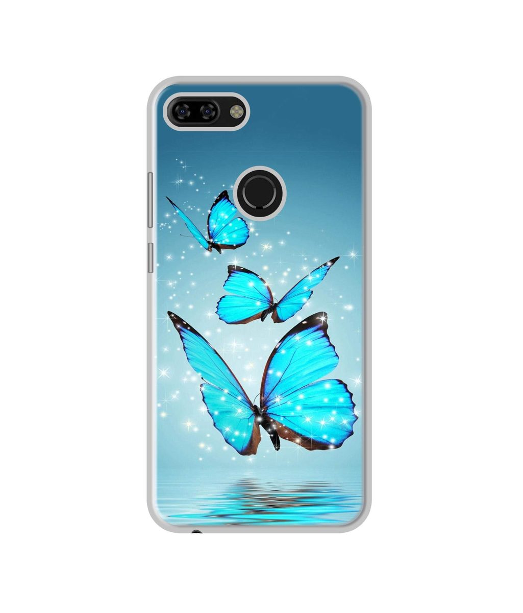Amazon Brand - Solimo Designer Flying Butterflies UV Printed Soft Back Case Mobile Cover for Tecno Camon i Twin