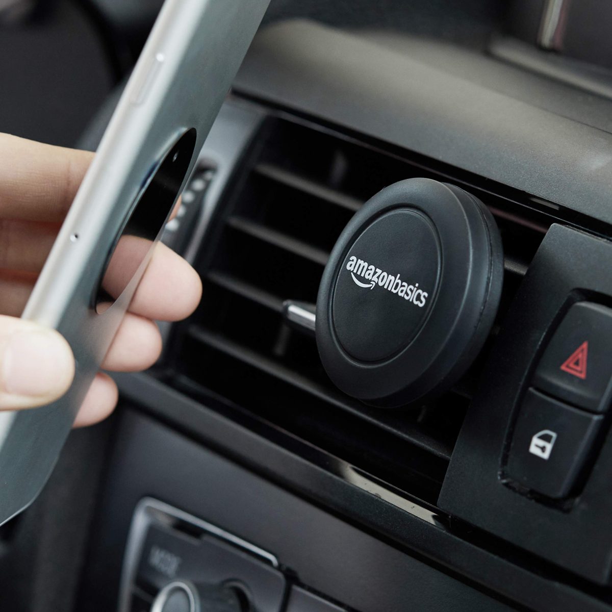 AmazonBasics Universal Air Vent Car Cell Phone Holder | 2-Pack