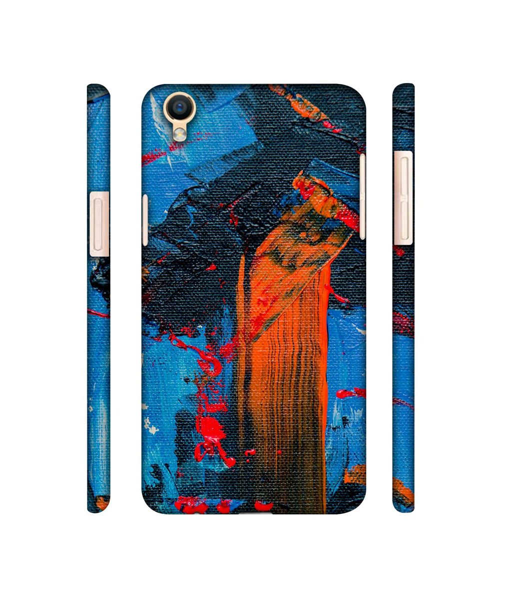 Amazon Brand - Solimo Designer Brush Texture 3D Printed Hard Back Case Mobile Cover for Oppo F1 Plus
