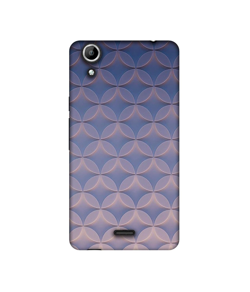Amazon Brand - Solimo Designer Circle Texture 3D Printed Hard Back Case Mobile Cover for Micromax Canvas Selfie 2 Q340