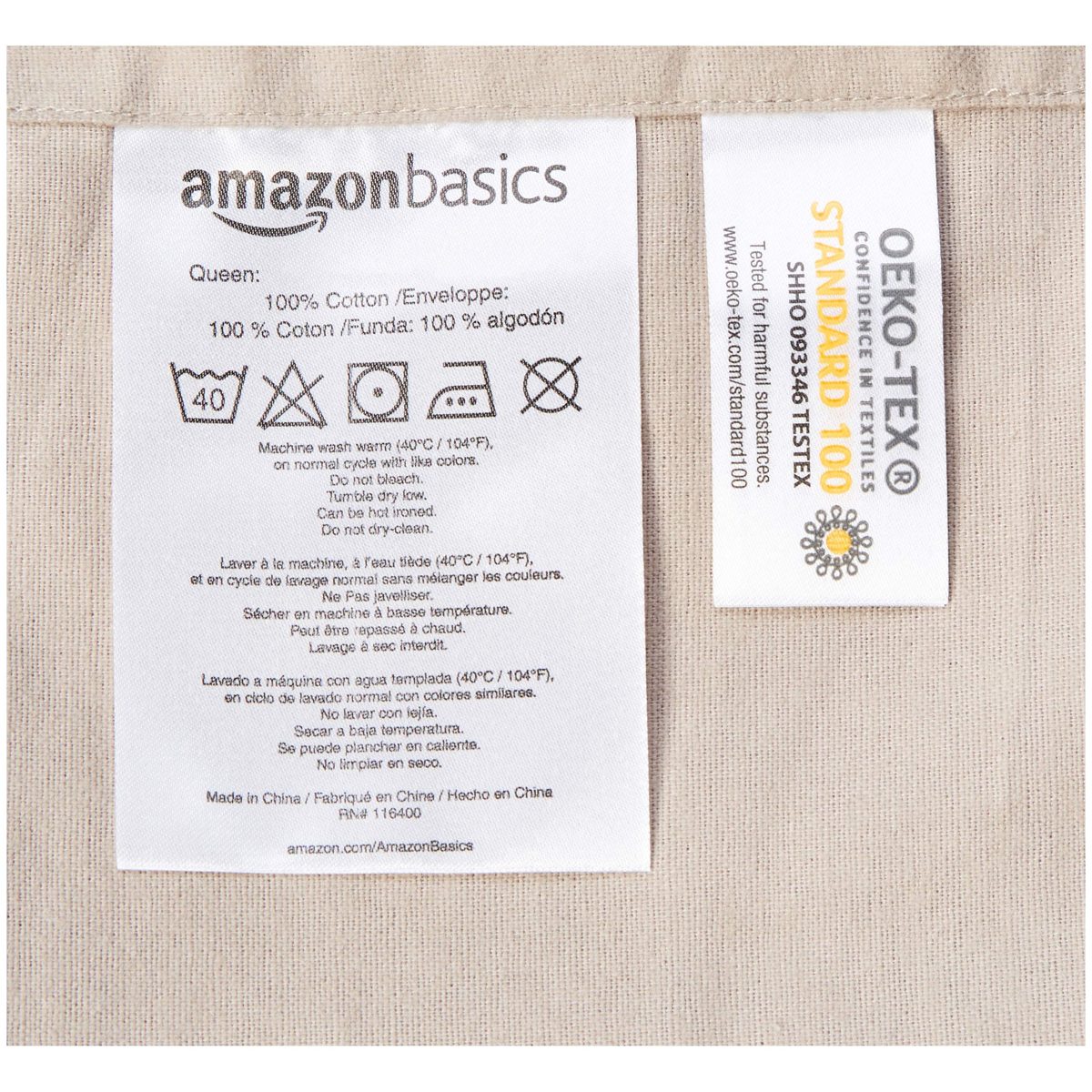 AmazonBasics Everyday Flannel Sheet Set