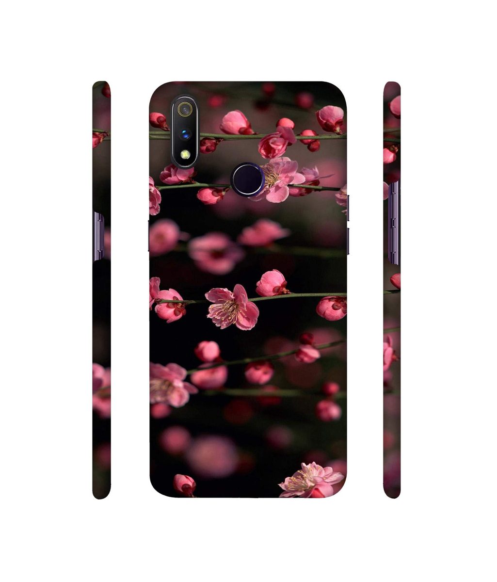 Amazon Brand - Solimo Designer Pink Flowers 3D Printed Hard Back Case Mobile Cover for Realme 3 Pro