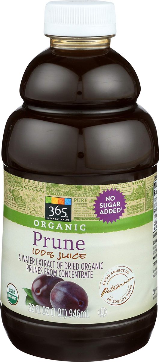 365 Everyday Value, Organic 100% Juice, Prune, 32 fl oz