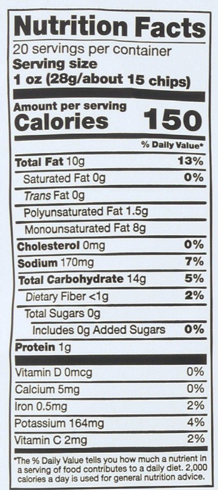 365 Everyday Value, Rippled Potato Chips, Sea Salt, 20 oz