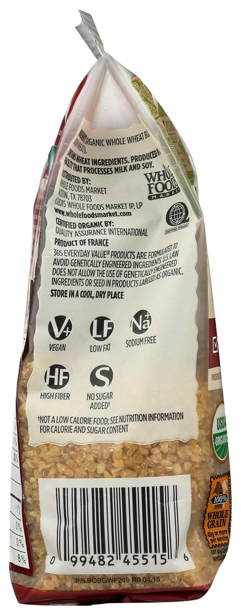 365 Everyday Value, Organic Whole Grain Bulgur Wheat, 8.8 oz