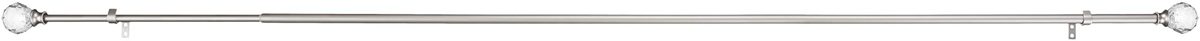 AmazonBasics Decorative 5/8-Inch Curtain Rod with Faceted Ball Finials