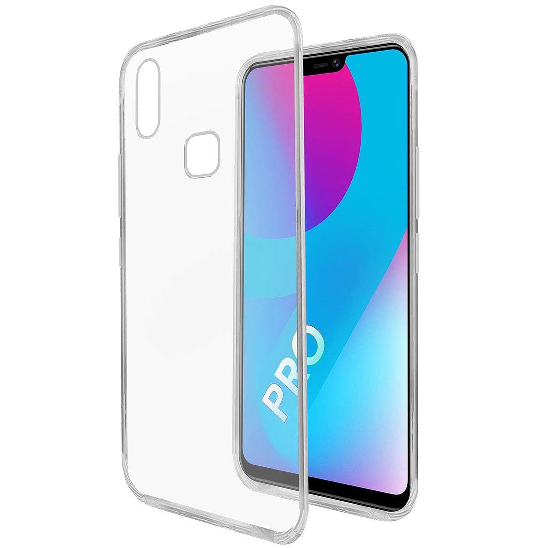 Amazon Brand - Solimo Soft & Flexible Back Phone Case for Vivo V9 Pro (Transparent)
