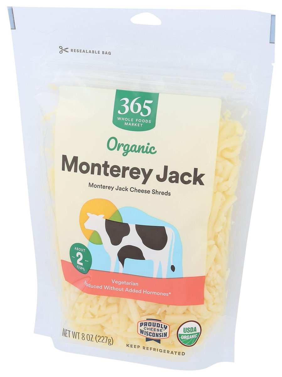 365 EVERYDAY VALUE Organic Shredded Monterey Jack, 8 OZ