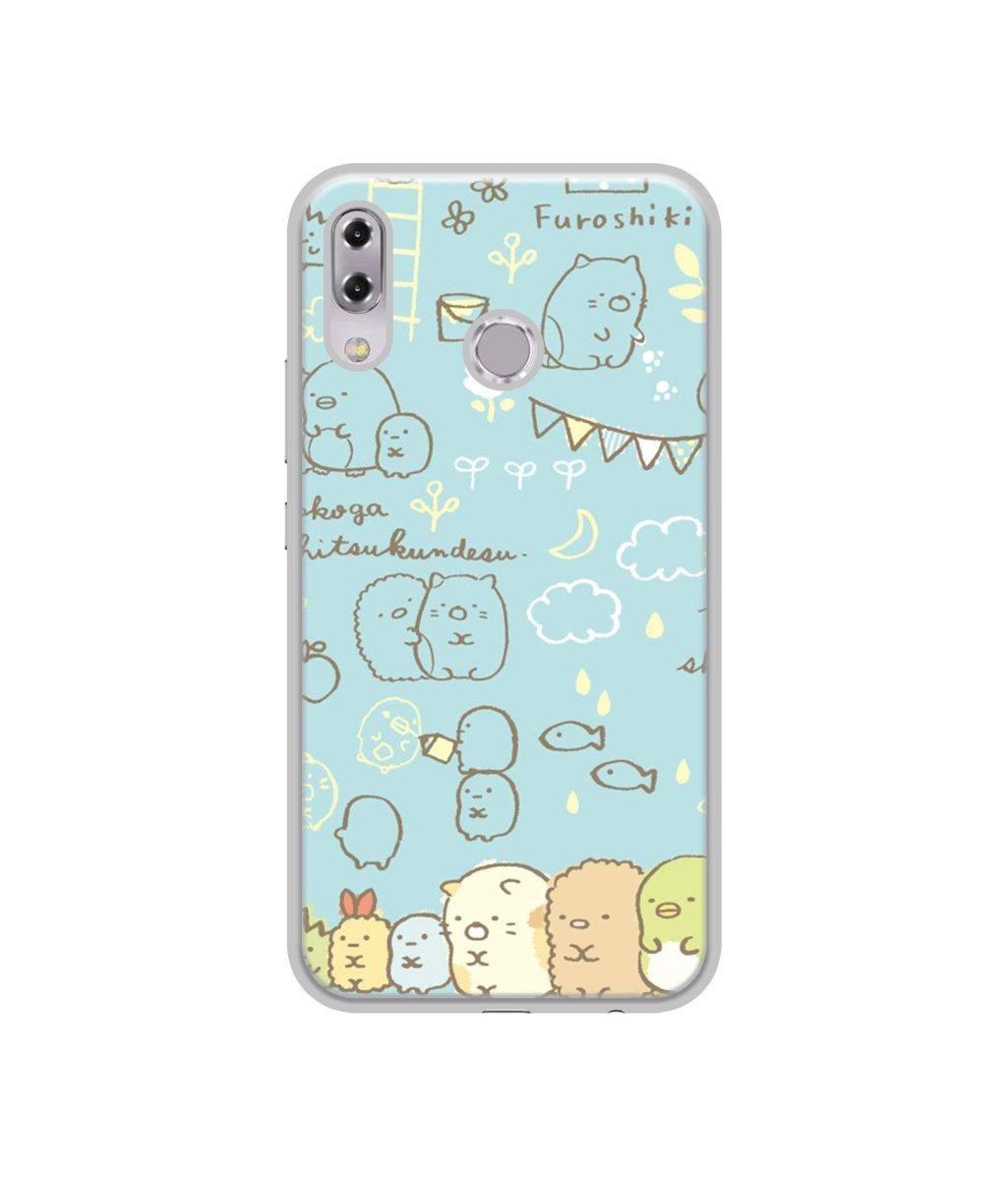 Amazon Brand - Solimo Designer Random UV Printed Soft Back Case Mobile Cover for Asus Zenfone 5Z ZS620KL
