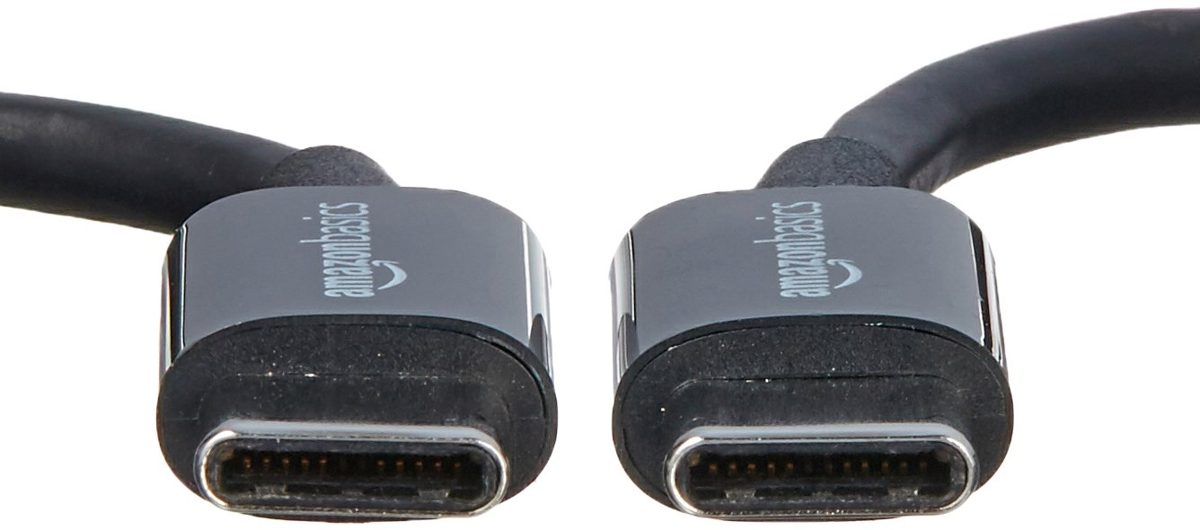 AmazonBasics USB Type-C to USB Type-C 2.0 Cable