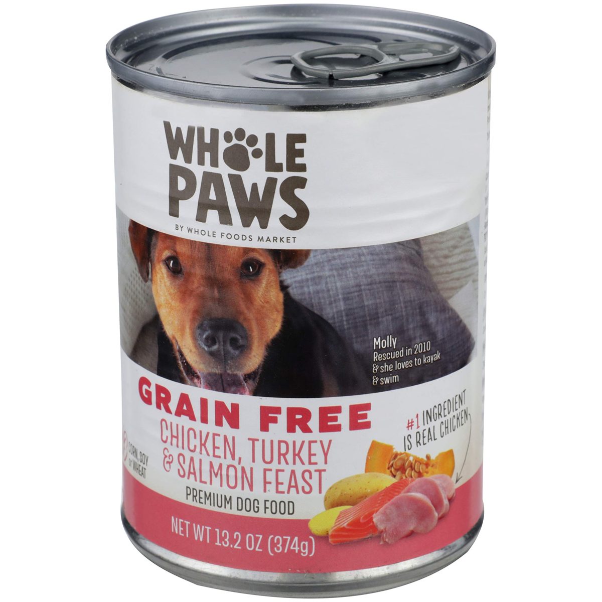 WHOLE PAWS Chicken, Turkey and Salmon Dog Food, 13.2 OZ