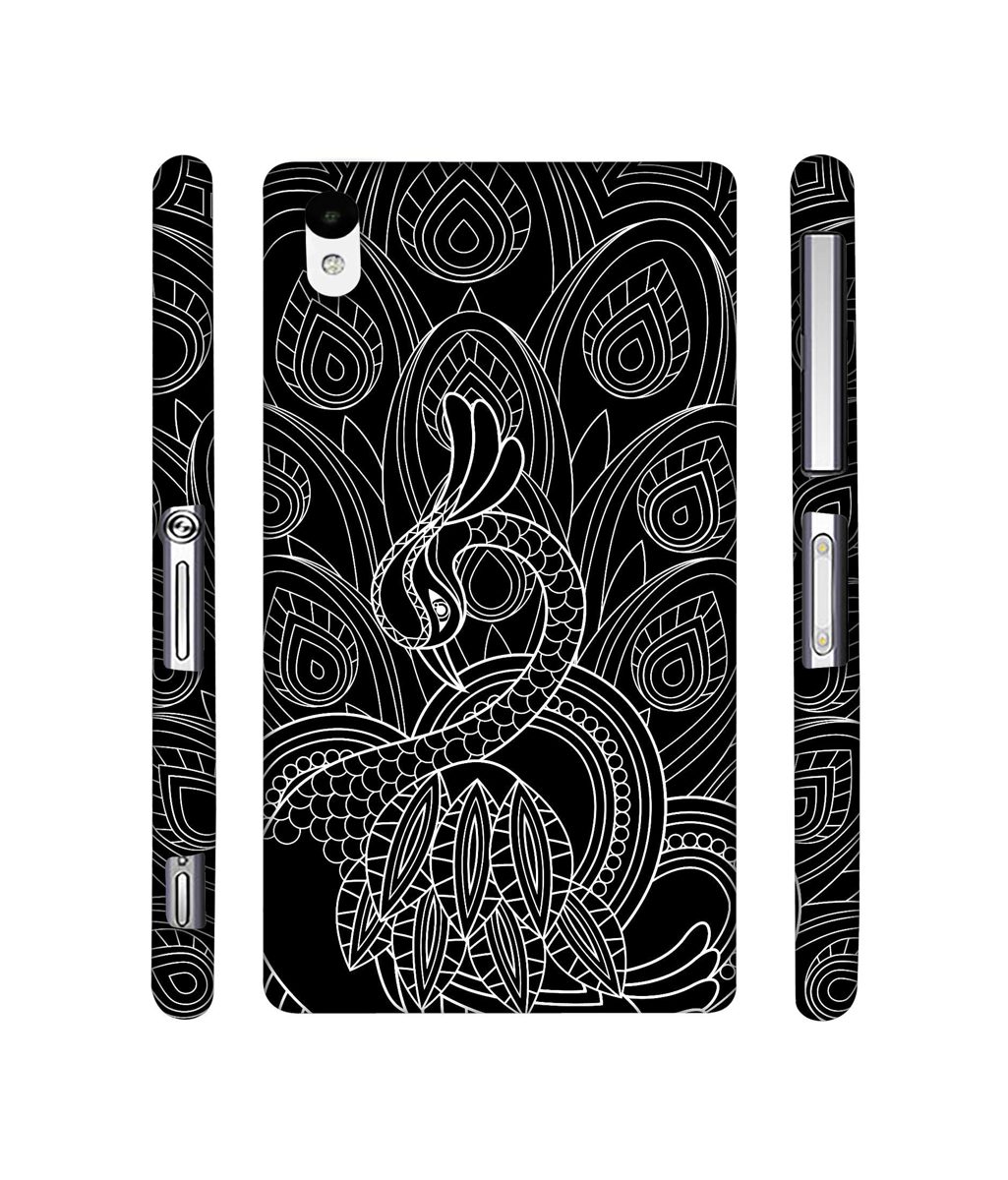Amazon Brand - Solimo Designer Peacock Feather Pattern 3D Printed Hard Back Case Mobile Cover for Sony Xperia Z2