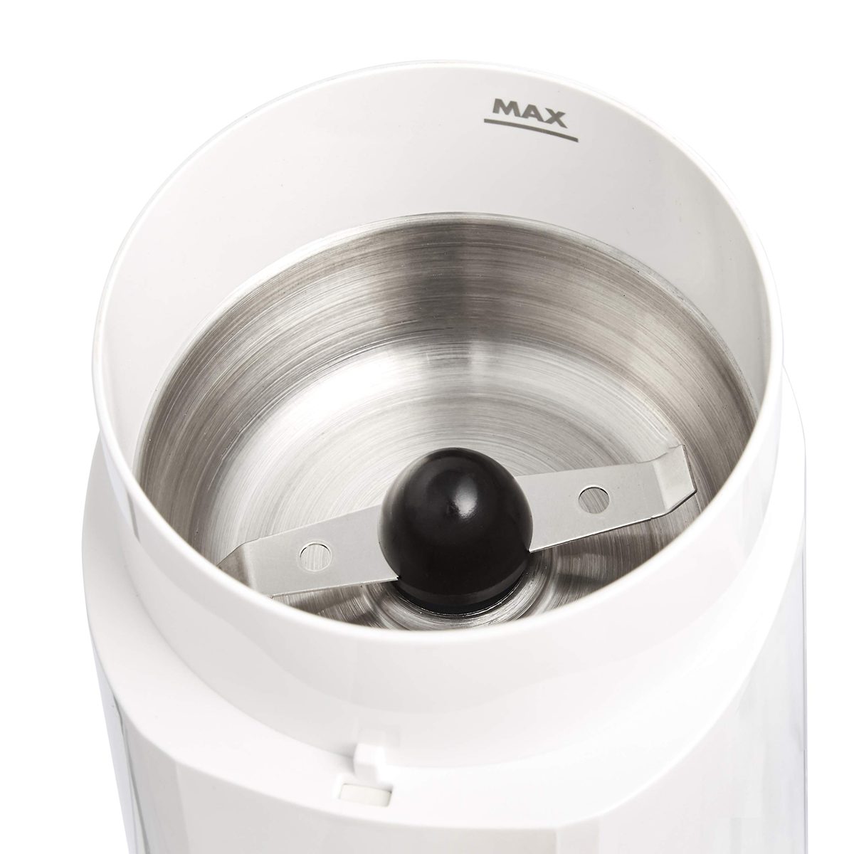 AmazonBasics Electric Coffee Bean Grinder, White