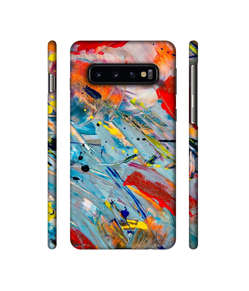 Amazon Brand - Solimo Designer Colour Texture 3D Printed Hard Back Case Mobile Cover for Samsung Galaxy S10