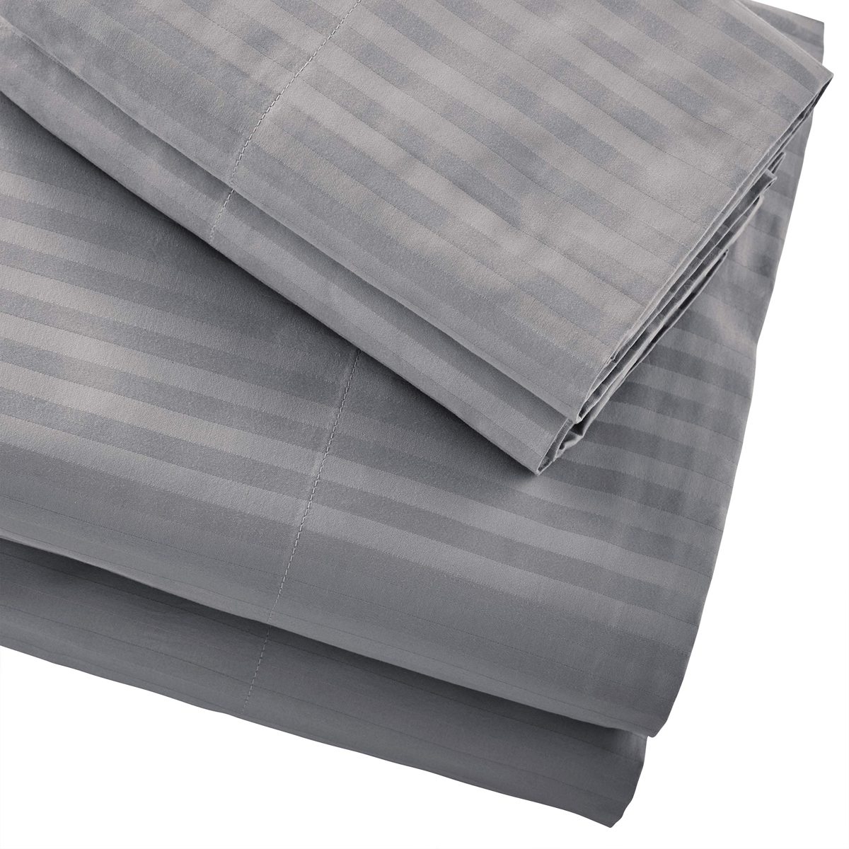 Stone & Beam 400 Thread-Count Dobby Stripe Sateen Pillowcase Set