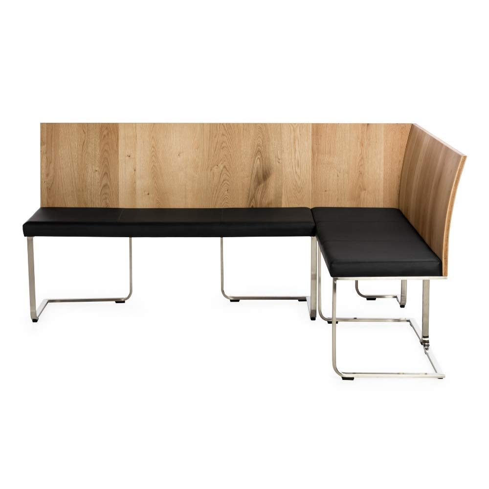 Alkove - Hayes - Modern Corner Bench with Padded Seat