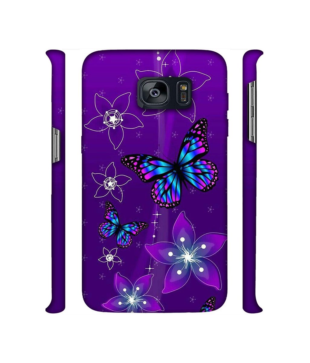 Amazon Brand - Solimo Designer Butterflies 3D Printed Hard Back Case Mobile Cover for Samsung Galaxy S7 Edge