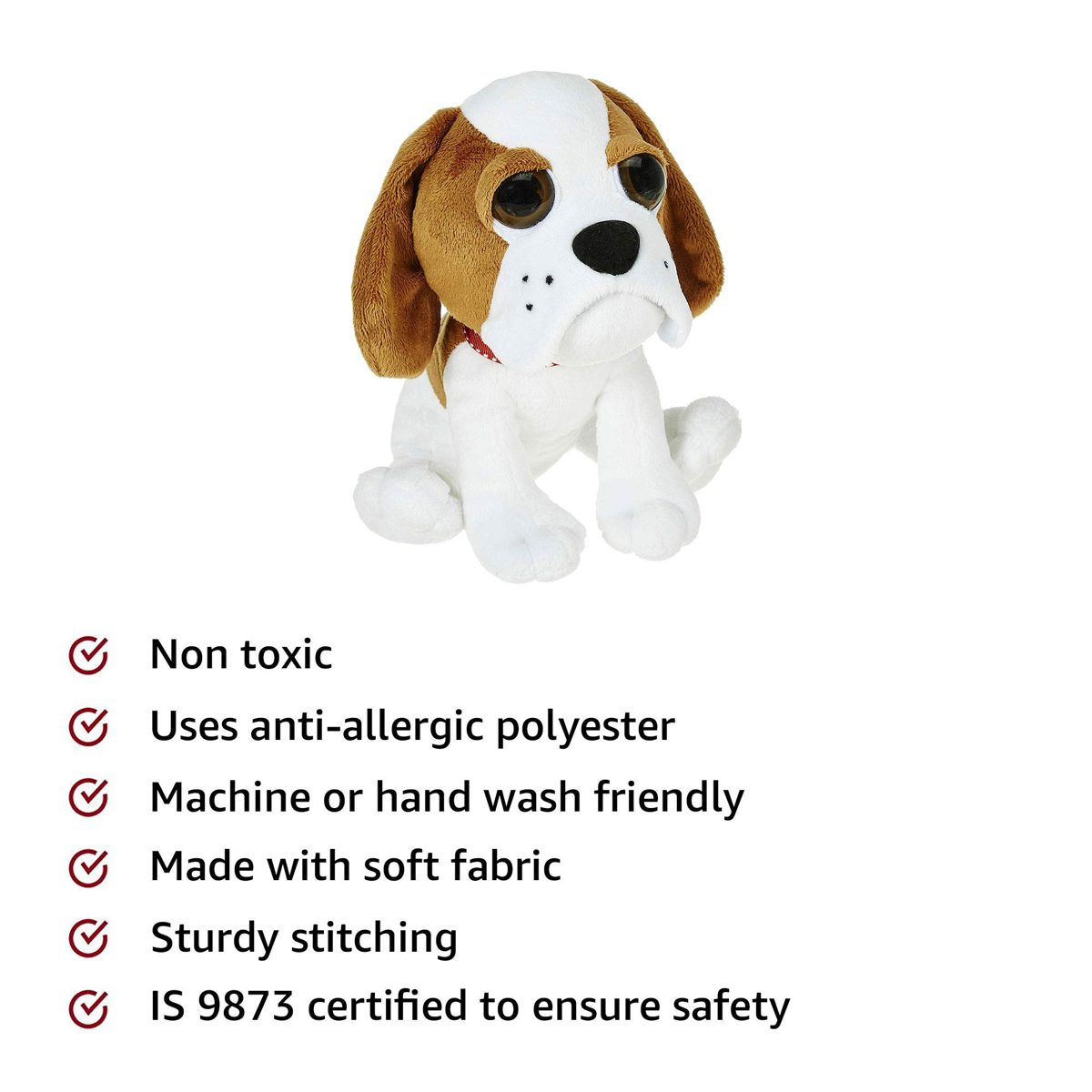 Amazon Brand - Jam and Honey 7" (18cm) Bright Eye Hound Dog