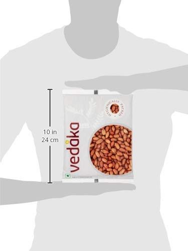 Amazon Brand - Vedaka Raw Peanuts, Red, 250g