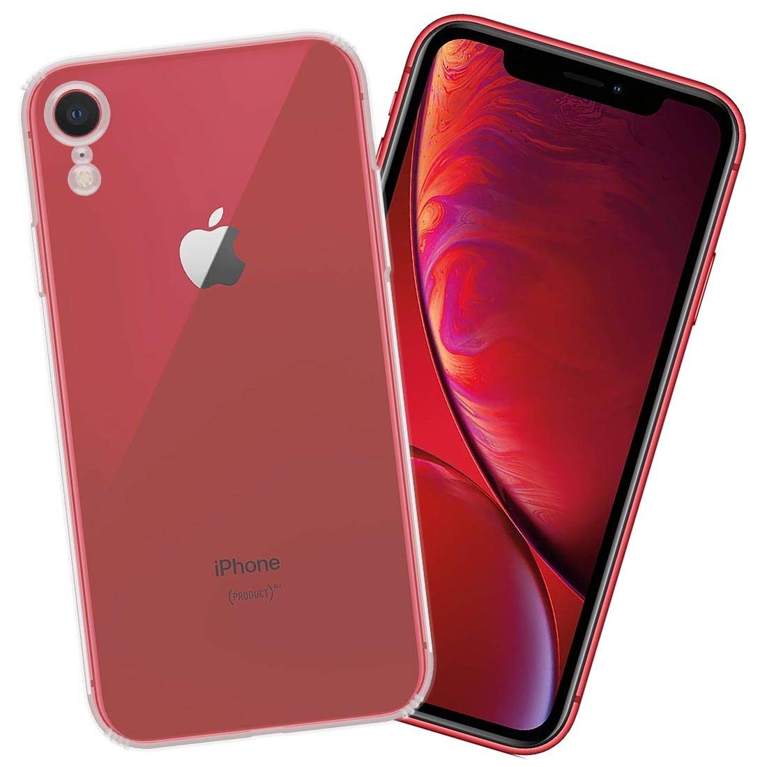 Amazon Brand - Solimo Anti Dust Plug Mobile Cover (Soft & Flexible Back case), for Apple iPhone XR (Transparent)