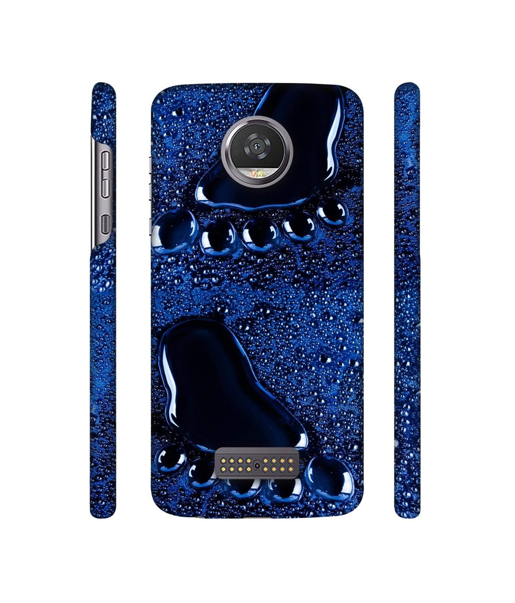 Amazon Brand - Solimo Designer Foot Impression 3D Printed Hard Back Case Mobile Cover for Moto Z2 Play