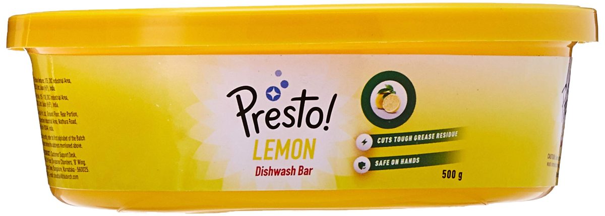 Amazon Brand - Presto! Dishwash Tub - 500 g