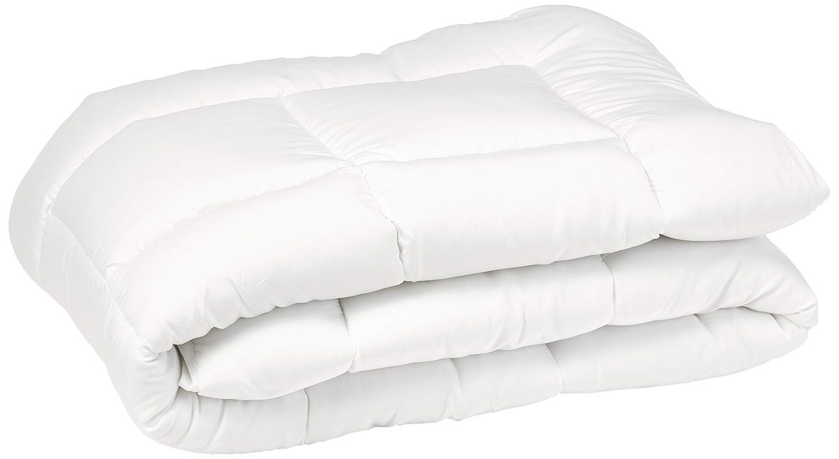 AmazonBasics - Mattress Topper with Down Alternative with Microfibre Cover - 90 x 190 cm