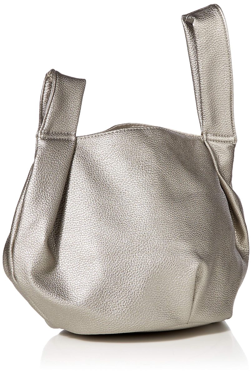 Amazon Brand: The Drop Avalon Shopper, metallic Silver