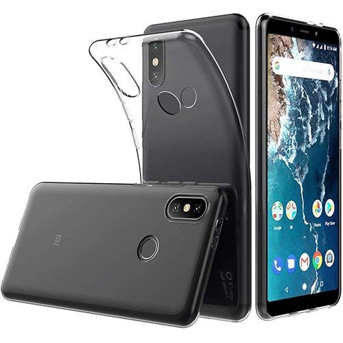 Amazon Brand - Solimo Soft & Flexible Back Phone Case for Xiaomi Mi A2 (Transparent)