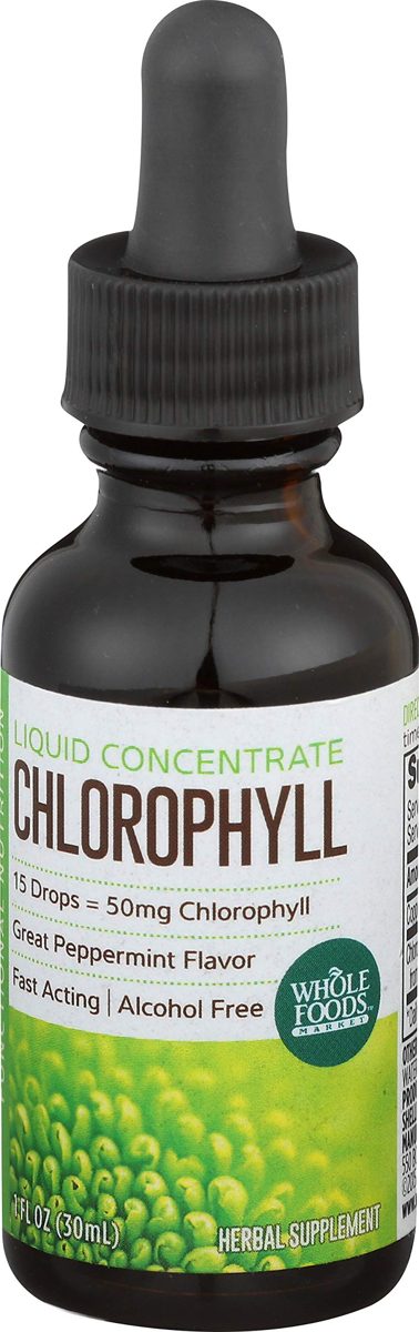 Whole Foods Market, Liquid Concentrate Chlorophyll, 1 fl oz