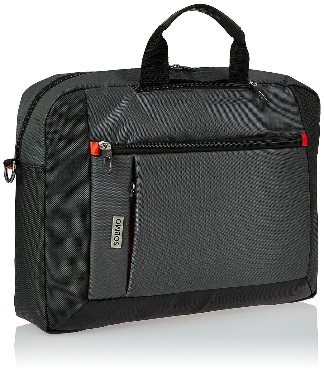 Amazon Brand - Solimo 3 in 1 Messenger Bag (Grey)