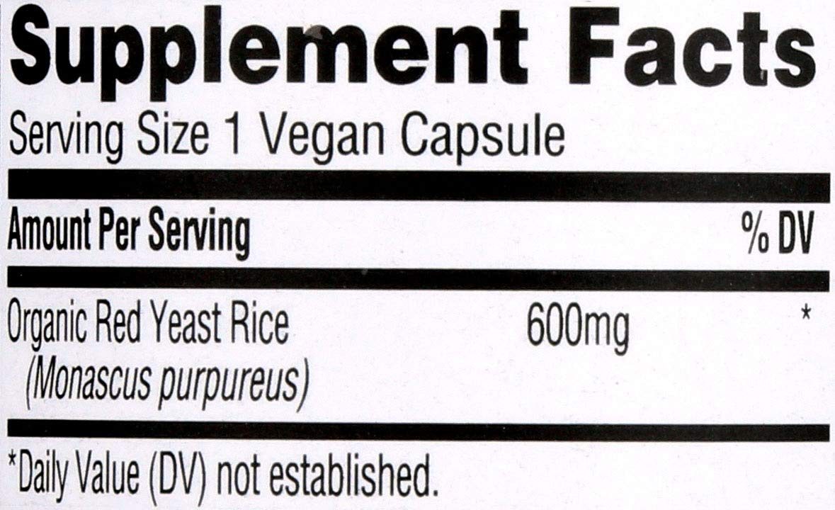 Whole Foods Market, Red Yeast Rice 600mg, 120 ct