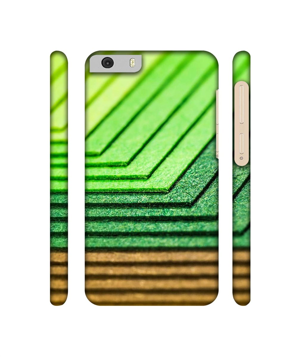 Amazon Brand - Solimo Designer Green Shad Texture 3D Printed Hard Back Case Mobile Cover for Micromax Canvas Knight 2 E471