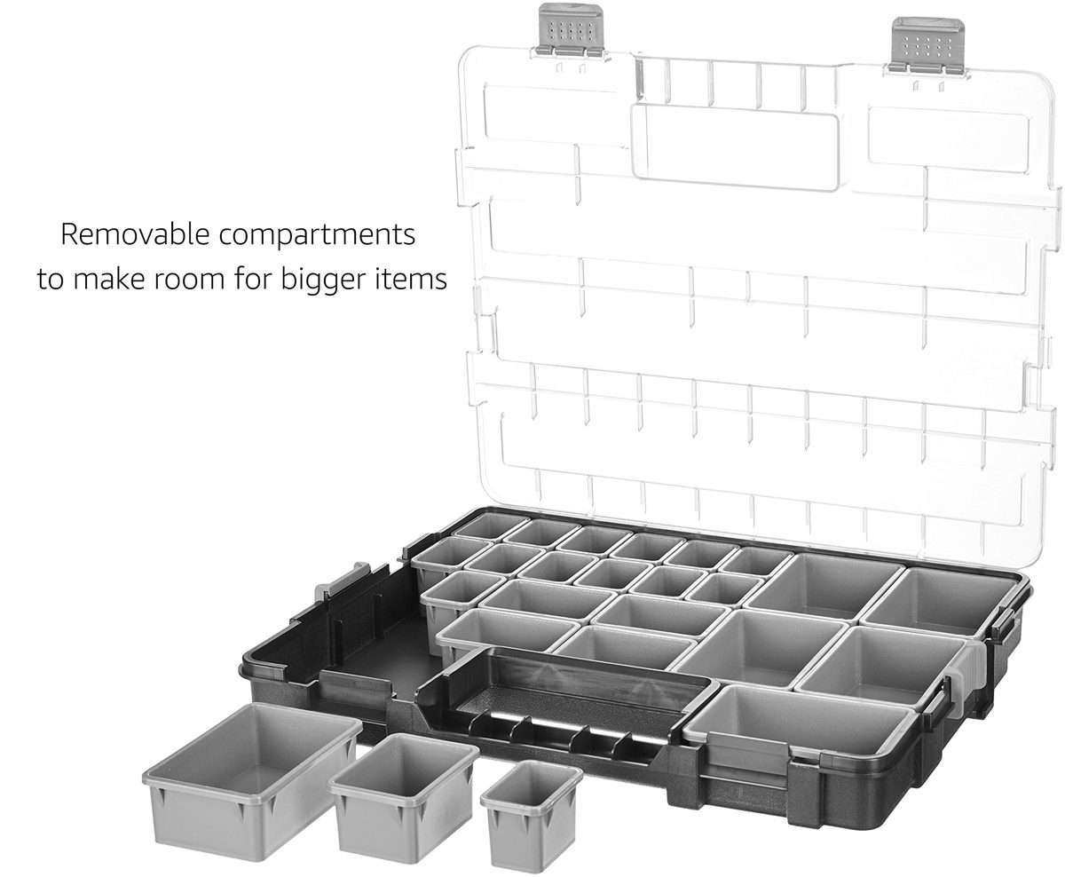 AmazonBasics Tool Organizer - 25 Compartments