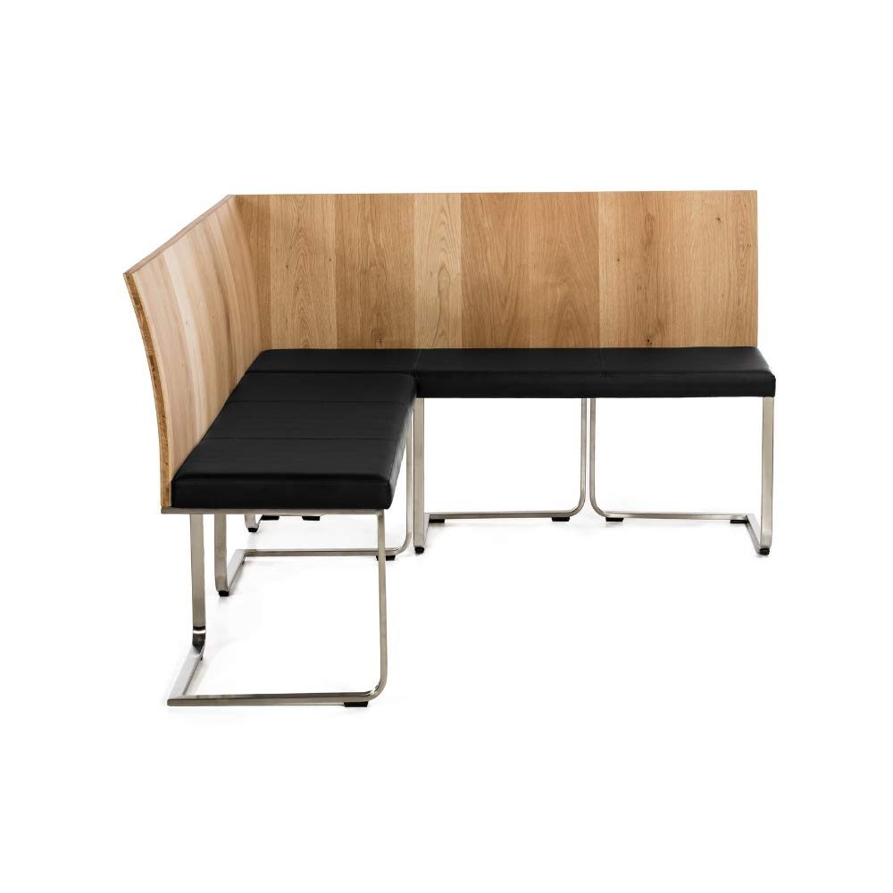 Alkove - Hayes - Modern Corner Bench with Padded Seat