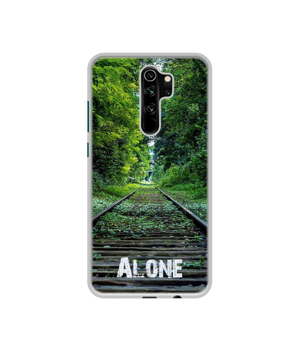 Amazon Brand - Solimo Designer Alone UV Printed Soft Back Case Mobile Cover for Mi Redmi Note 8 Pro