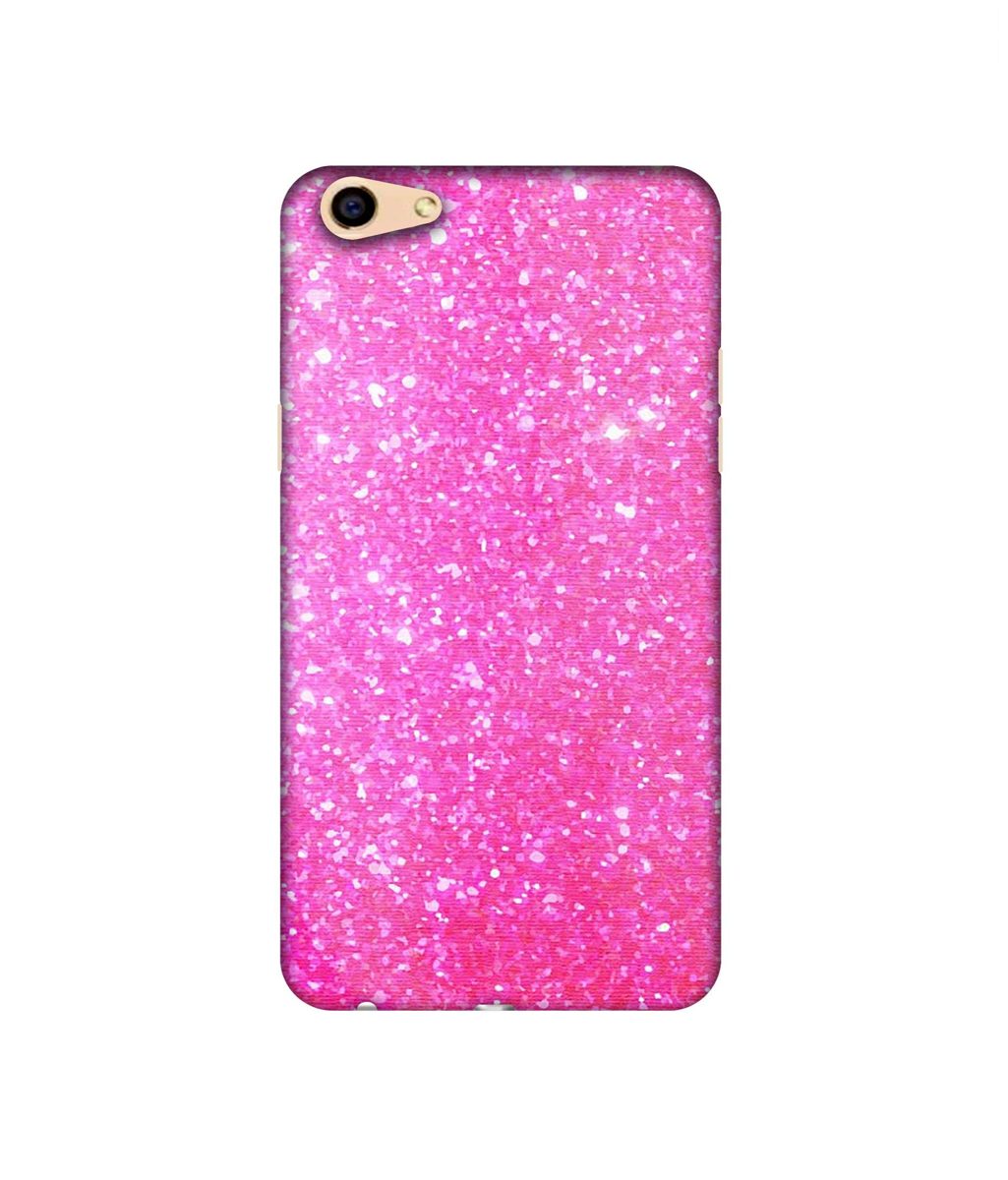 Amazon Brand - Solimo Designer Pink Sparkle 3D Printed Hard Back Case Mobile Cover for Oppo F3