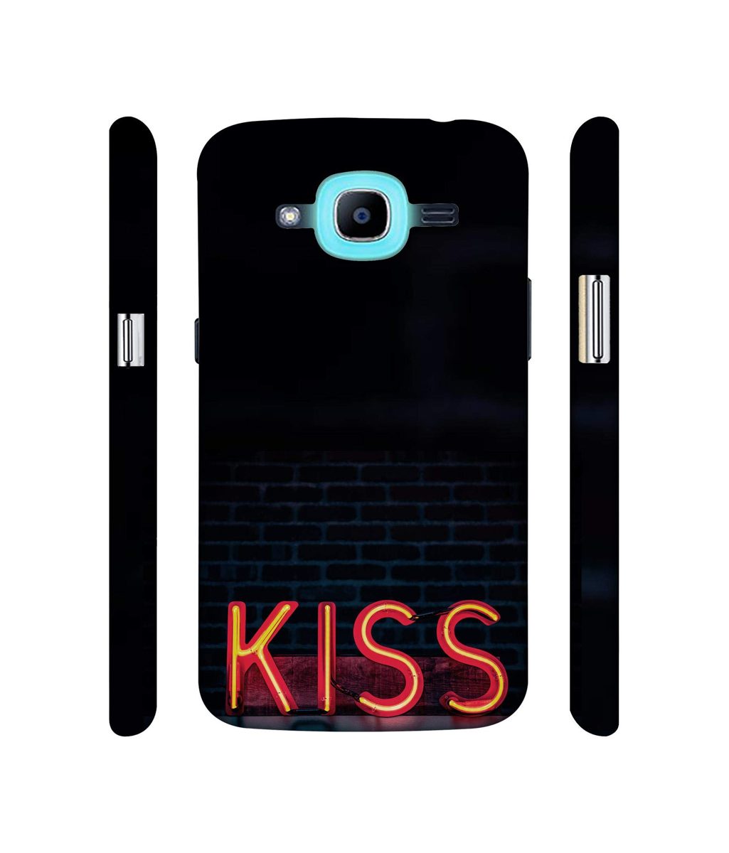 Amazon Brand - Solimo Designer Kiss 3D Printed Hard Back Case Mobile Cover for Samsung Galaxy J2 (2016)