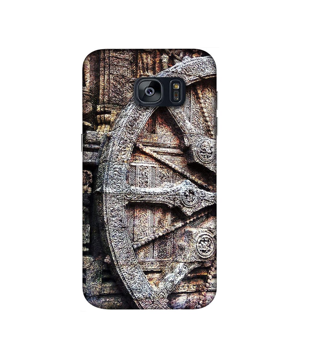 Amazon Brand - Solimo Designer Old Stambh 3D Printed Hard Back Case Mobile Cover for Samsung Galaxy S7 Edge