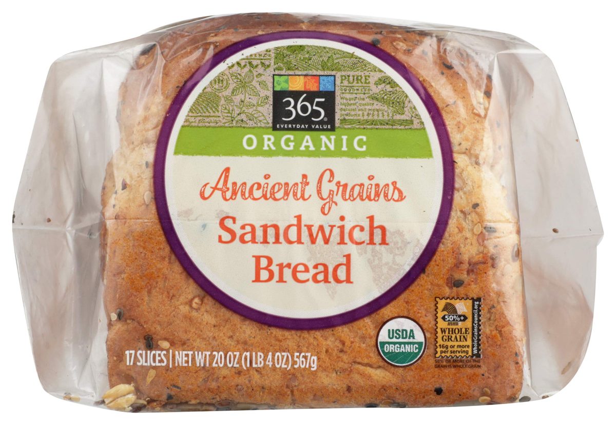 365 Everyday Value Organic Multigrain Sandwich Bread, 20oz