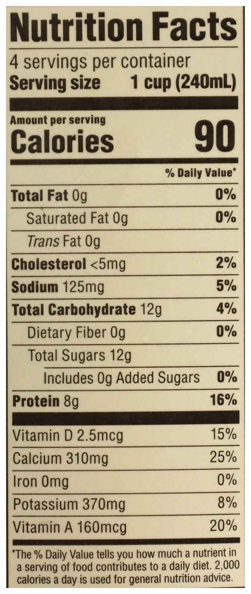 365 EVERYDAY VALUE Organic Fat Free Milk, 32 FZ