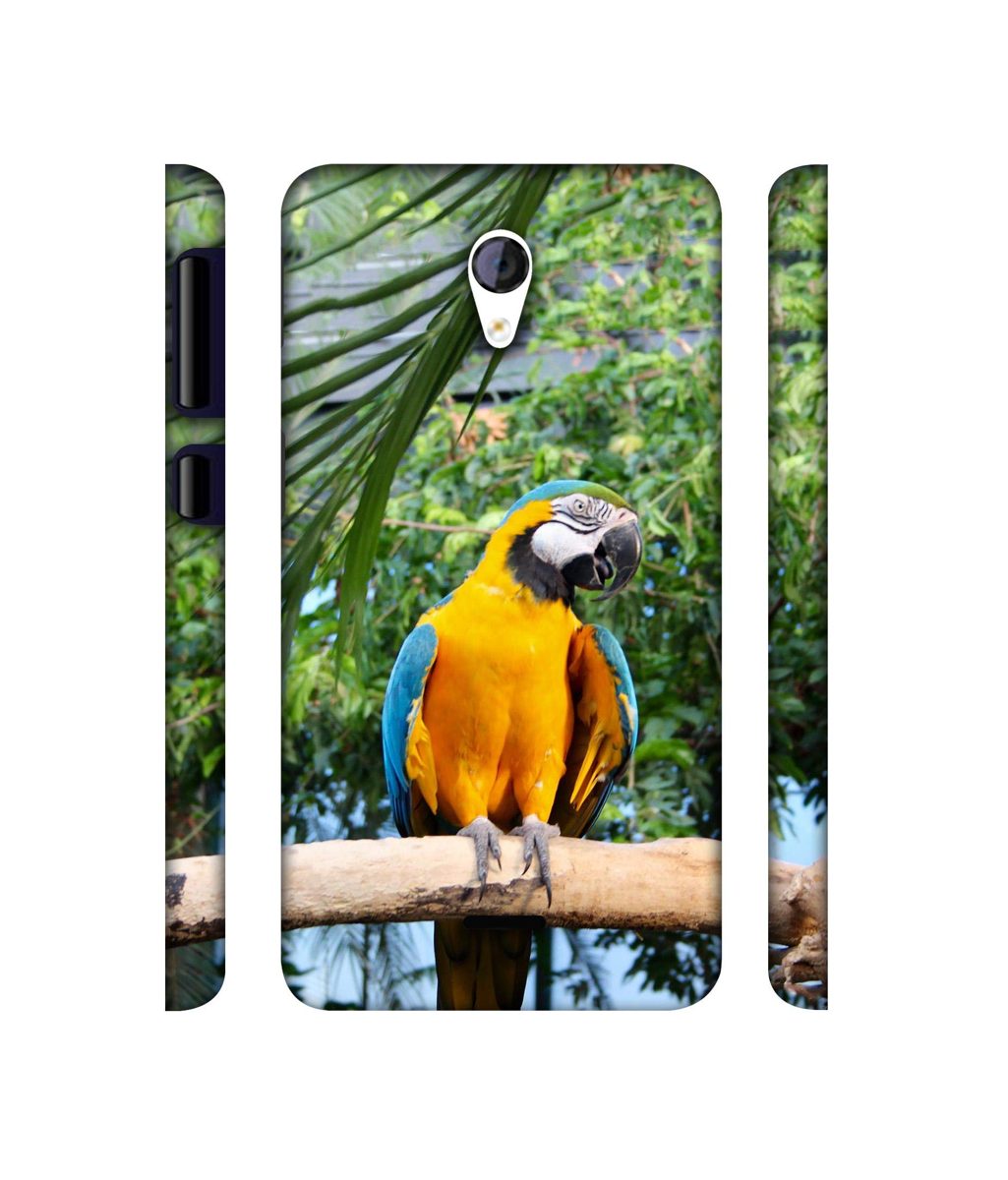 Amazon Brand - Solimo Designer Macaw Bird 3D Printed Hard Back Case Mobile Cover for Micromax Canvas Unite 2 A106