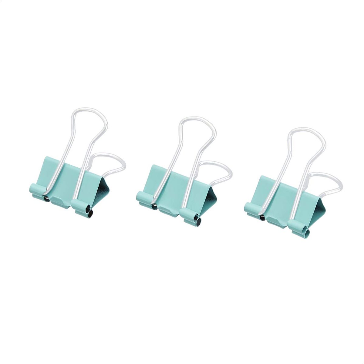 AmazonBasics Coloured Binder Clips, Pack of 60 (19 mm)