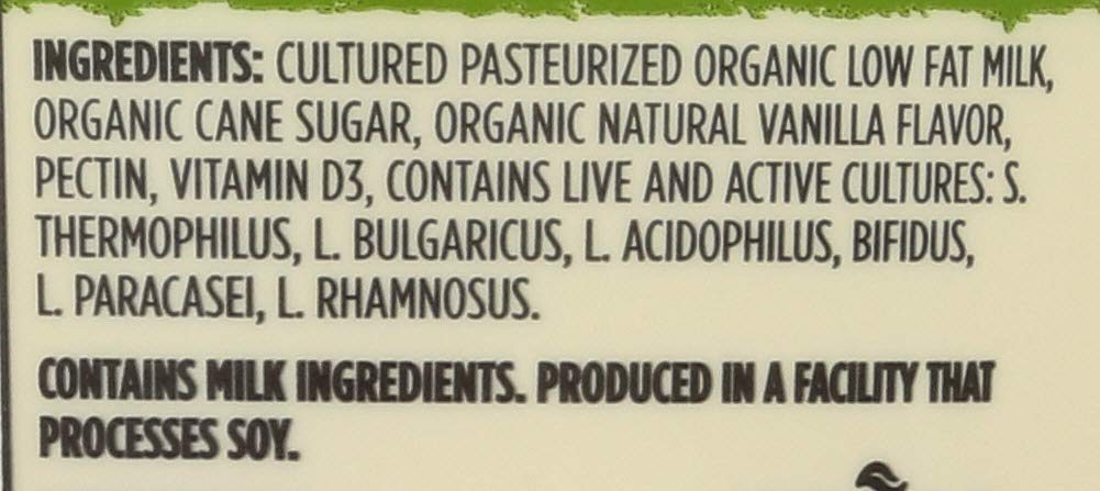 365 Everyday Value, Organic Low Fat Yogurt, Vanilla, 32 oz