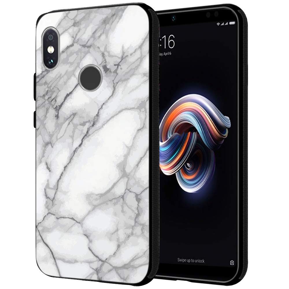 Amazon Brand - Solimo Designer Marble Printed Hard Back Case Mobile Cover for Redmi Note 6 Pro